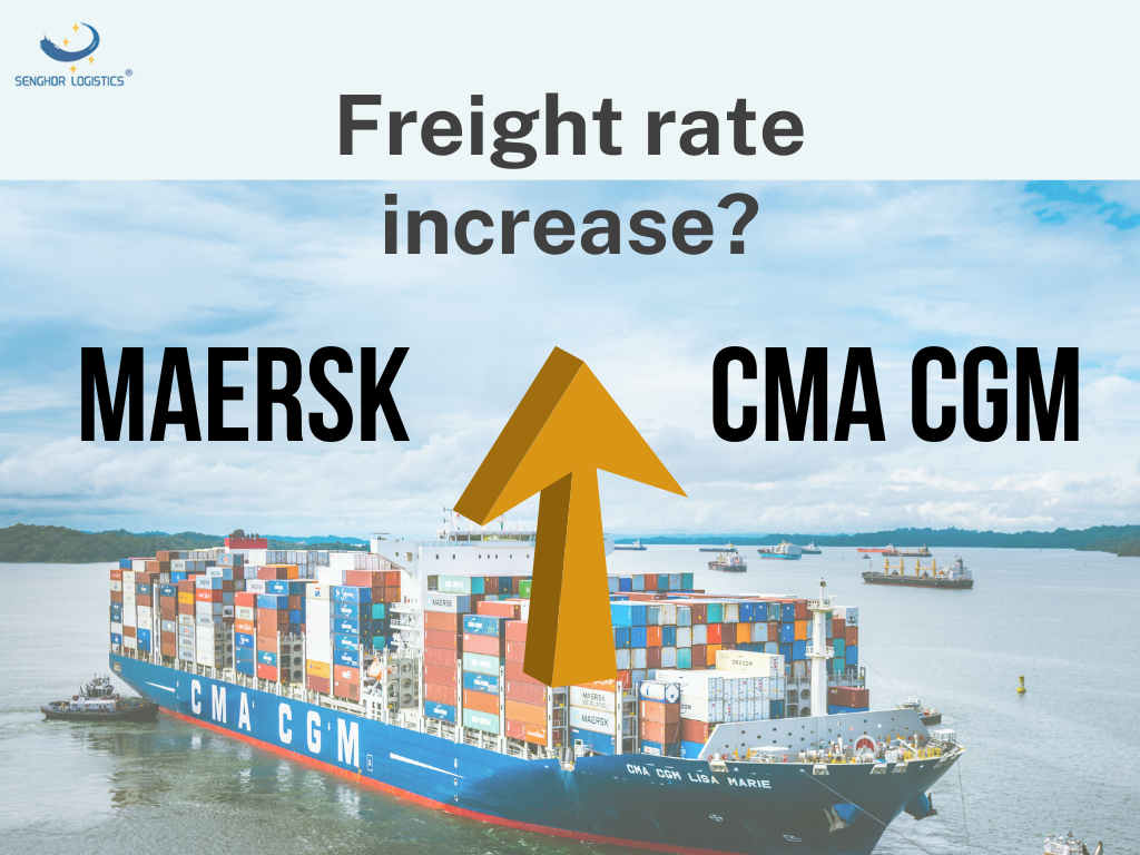 Pliigo de ŝarĝo?Maersk, CMA CGM kaj multaj aliaj ŝipkompanioj ĝustigas FAK-tarifoj!
