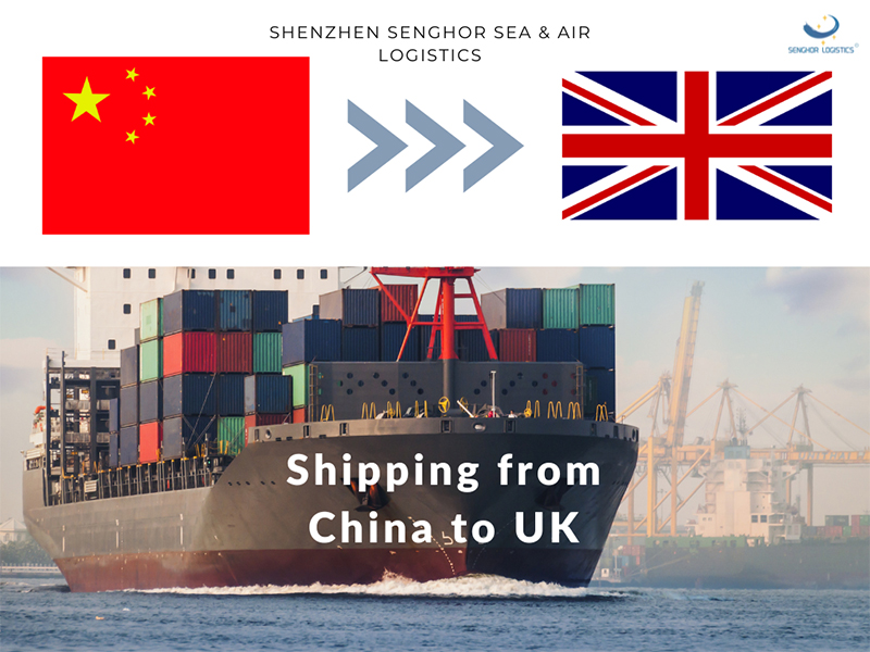 I-Senghor Logistics ithuthwa ngomnyango ngendlu ngempahla yasolwandle esuka e-China iye e-UK nge-Senghor Logistics