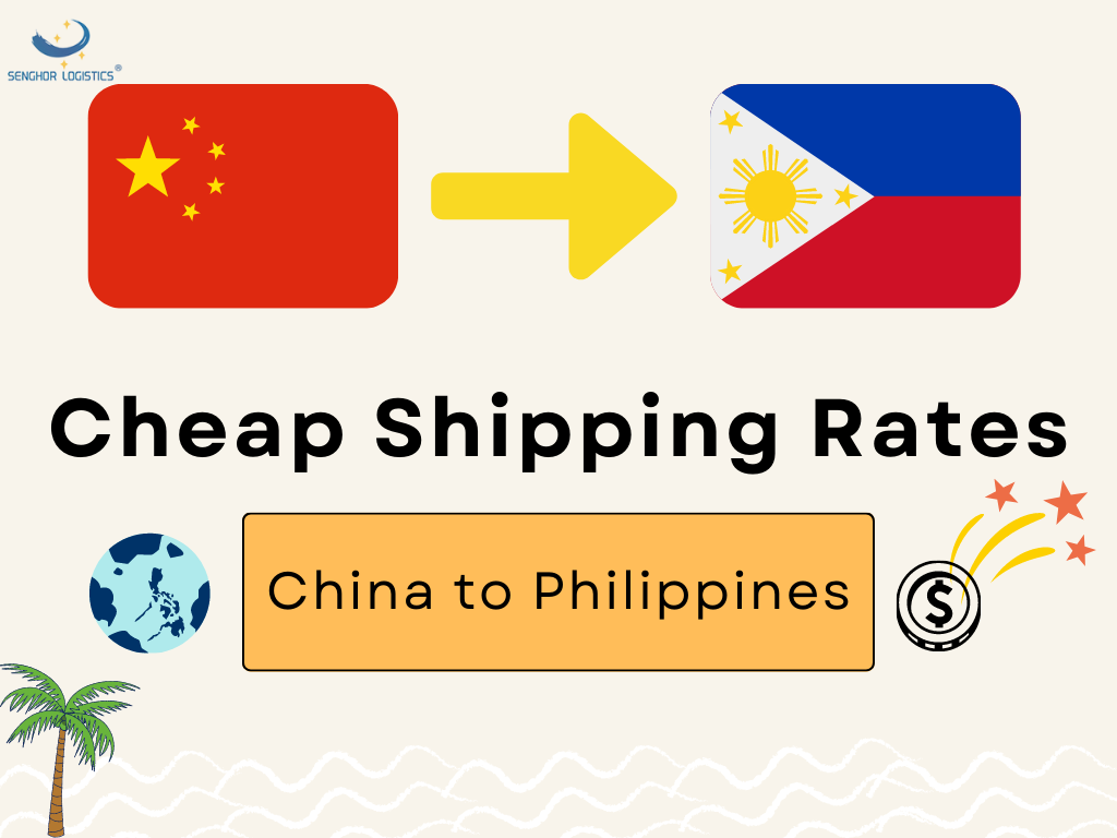 Tarifas de envío económicas de China a Filipinas por Senghor Logistics