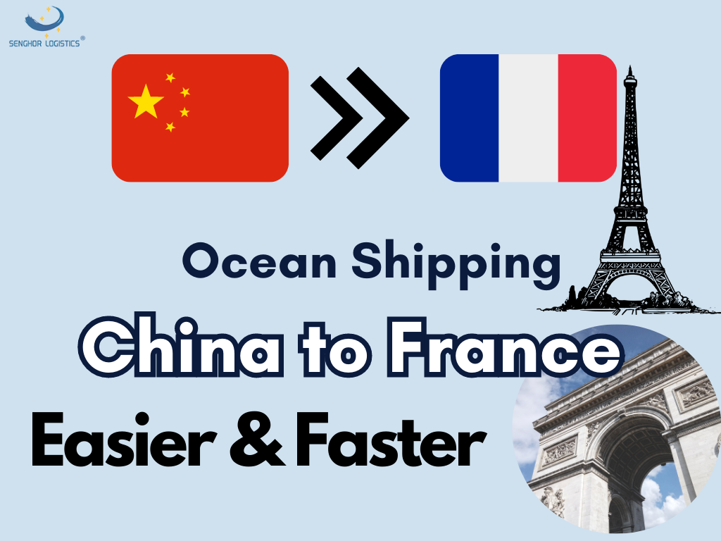 Ocean shipping agency yekutakura zvinhu China kuenda kuFrance neSenghor Logistics