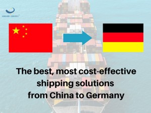 A Senghor Logistics tengeri szállítmányozója Kínából Hamburgba Németországba