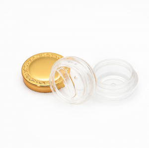 10g Empty Clear Plastic Cream Jar