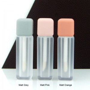 Emballage de brillant à lèvres mat multicolore vide de 6 ml