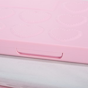 Cute Heart Shape Cute Pink Palette d'ombre à paupiere vuota Custodia per contenitori di ombretti