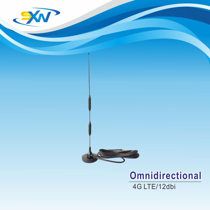 High gain magnetic mount mobile broadband whip 2G 3G 4G LTE antenna Featured Image
