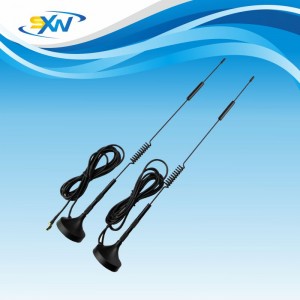Multi frequency band magnetic foot 2G, 3G, 4G LTE Whip Antenna 9dbi