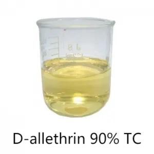 សម្ភារៈថ្នាំសំលាប់សត្វល្អិតដែលចាប់ផ្តើមរហ័ស D-allethrin CAS 584-79-2