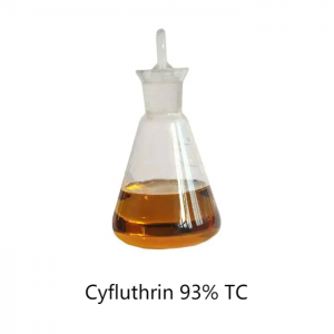 Ihe na-ekpo ọkụ na-ere pesticide Cyfluthrin 93% TC