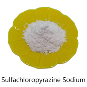 Daawooyinka Xannaanada Xoolaha Material Sulfachloropyrazine Sodium