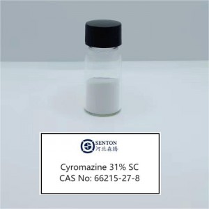 Vitt pulver för att kontrollera flugor Cyromazin
