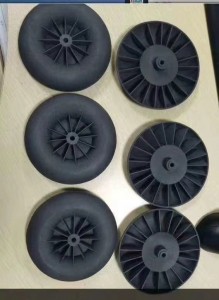 Aangepaste OEM verschillende soorten afmetingen SLS Black Nylon 3D Printing Prototype Parts Service