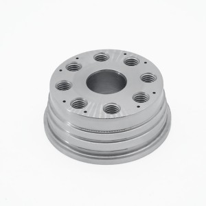 Zinc Plated Aircraft Flange Car Spare CNC Turning Lathe Parts