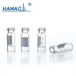 Ntho ea HPLC GC High recovery Crimp / Snap glass vial lab lisebelisoa