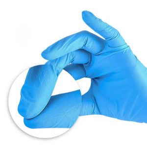Mục Găng tay Nitrile màu xanh y tế Găng tay cao su nitrile dày cao su dành cho bác sĩ bảo vệ chống thấm nước găng tay phòng thí nghiệm