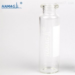 HAMAG bottle diameter 20mm 20ml crimp top clear...