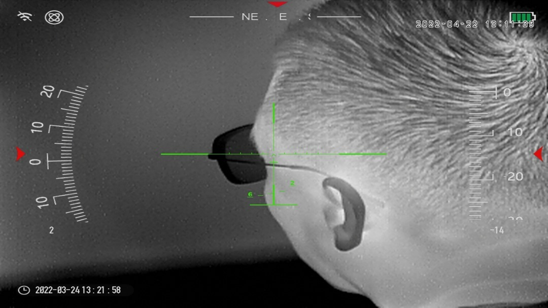 Thermal camera that can see hair