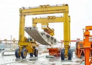 Factory Supply Rubber Tire Container Gantry Crane