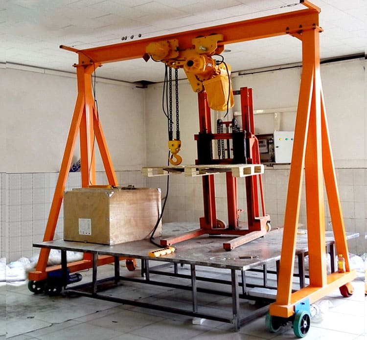 Portable Gantry Crane for Mexico Technician Training