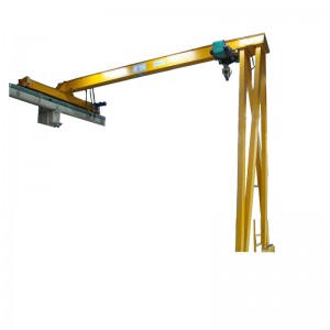 10 Ton Flooring Single Leg Semi Gantry Crane Manufacturer