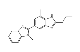 2-n-propüül-4-metüül-6-(1-metüülbensimidasool-2-üül)bensimidasool 152628-02-9