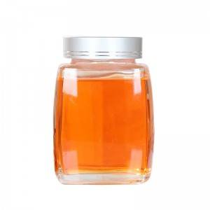 Empty Sealed Clear Pickle Honey Bird Nest Snack Jam Glass Storage Jar