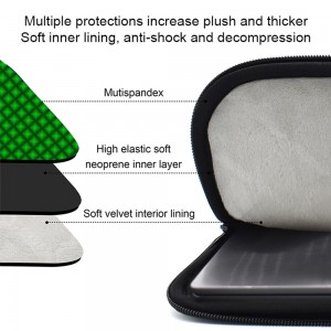 Laptop Protect Case Sublimation Անջրանցիկ պլանշետի թեւ Diamond Notebook պայուսակ Macbook Air 13-ի համար