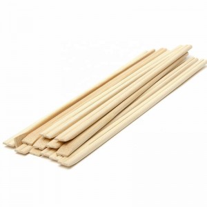 Za'a iya zubar da Bamboo Wood Chopsticks Tare da tattarawar Opp