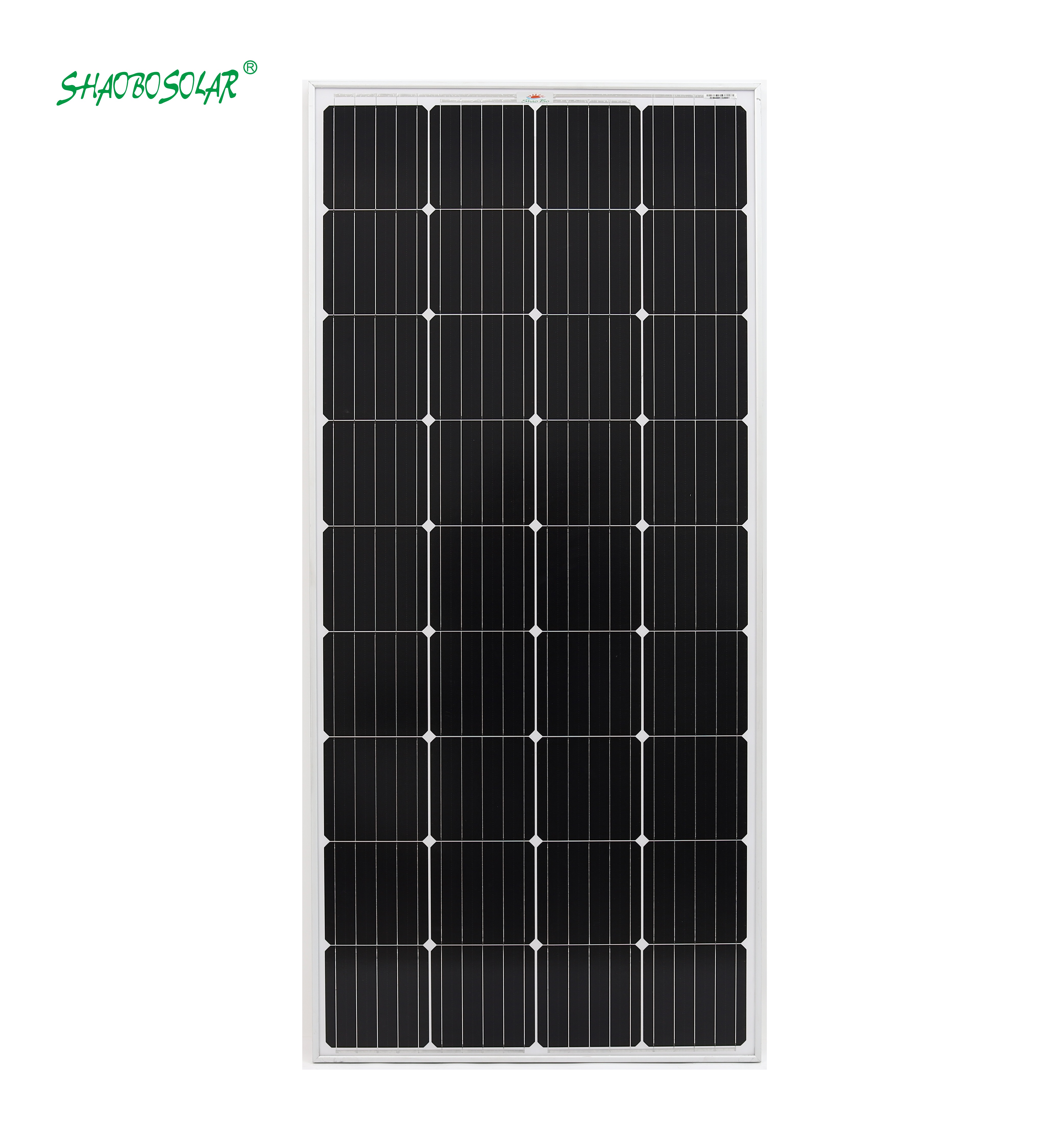 150w 170w 180w 190w lager med SGS Mono solpanel