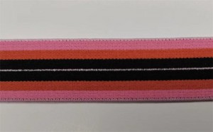 Raznobojna elastična traka, pletena elastična traka, protuklizna elastična traka, najlon i poliester