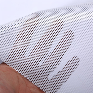 Perforated Self-Adhesive Vinyl Window Film One Way Vision Print Media Privacy Wrap Roll