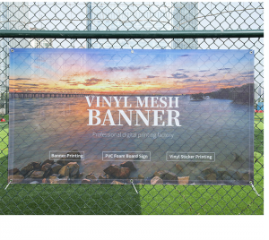 Customized Outdoor PVC Material Mesh Fabric Banner Custom Vinyl Banner for Advertising Printing