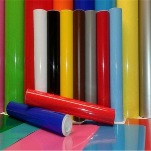 Custom Holographic Color Self Adhesive PVC Self Adhesive Vinyl Rolls