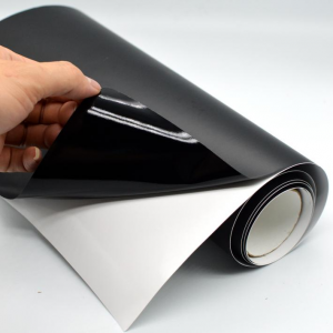 Gline wholesale PVC black vinyl sticker roll permanent self adhesive vinyl sheet roll for cricut cutting plotter