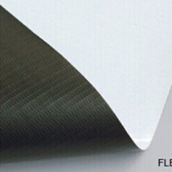 Sort/grå bagside Højkvalitets 440Gsm Printing Producent Flex Roll PVC Flex Banner