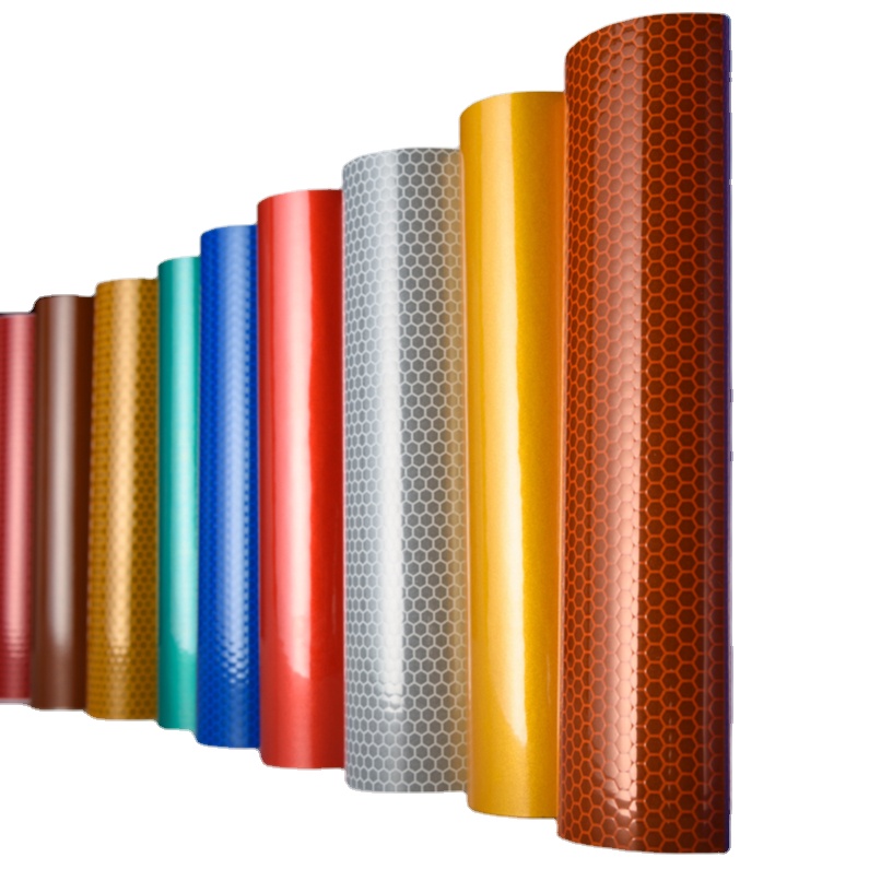 PVC Honeycomb Reflective Vinyl Untuk Pencetakan Inkjet