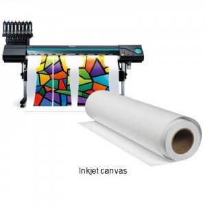 Solvent-based 380gsm Poly-cotton Blend Inkjet Printing Canvas