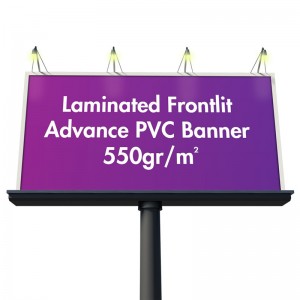 Advertising material super smooth frontlit/ backlit PVC flex poster banner