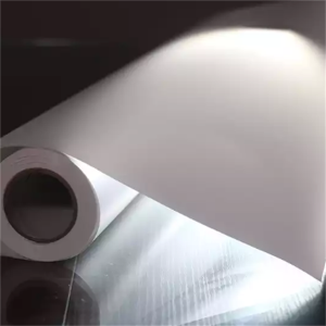 Matná fólie Eco-solvent podsvícená fólie pro zobrazení světelného boxu Plakát Inkjet Pet Inzertní role fólie Vysoká kvalita