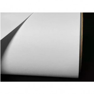 White blank self adhesive Natural material 330GSM inkjet print custom waterproof polyester canvas digital printing fwall abric