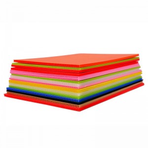 Eco Friendly Plastic Polypropylene Hollow Sheets Board PP Corrugated Sheet For Packing And Decoration