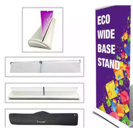 wide base cheap roll up banner stand for promotion or exhibition