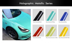 Car Tint Film Wrap Vinyl Colorful Wrapping Film PVC Ultra Gloss Color Decoration Body Sticker
