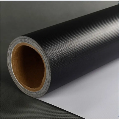 PVC Hot Lamination Black 440g Banner Rolls for Outdoor Large Size Advertising