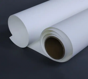 Water resistance PP Banner composite film Matt-270g thickness 60 mic High Density film with Grey back