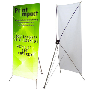 Signwell Custom Made X-banner Stand Digital Printed PVC Banner Advertising X Stand Display Banner