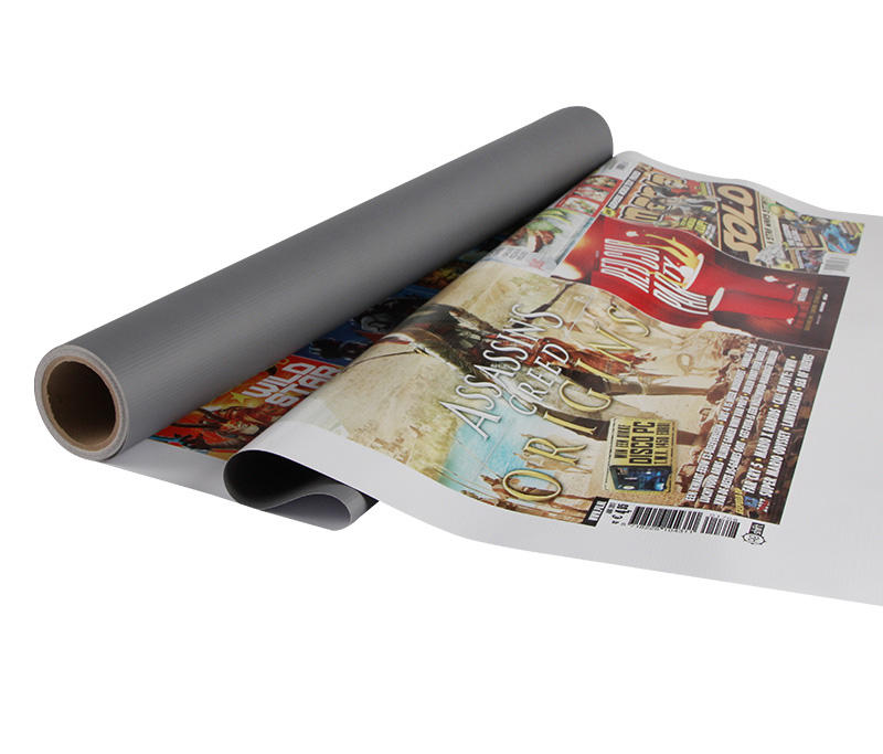 Eco Friendly 100% PE Tarpaulin Banner with Solvent.ECO Solvent UV Printing flex Advertising Flag Frontlit Banner