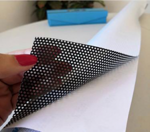 Signwell  perforated vinyl see through sticker heat rejection building window film printable pvc sticker vinyl mesh one way vision