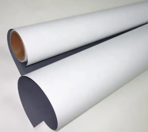 water resistance PP Banner composite film Matt-270g thickness 60 mic High Density film with Grey back
