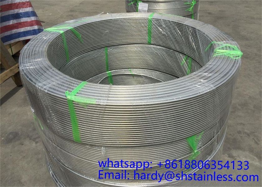 317 / 317L stainless steel 6.0 * 0.8 mm coiled tube