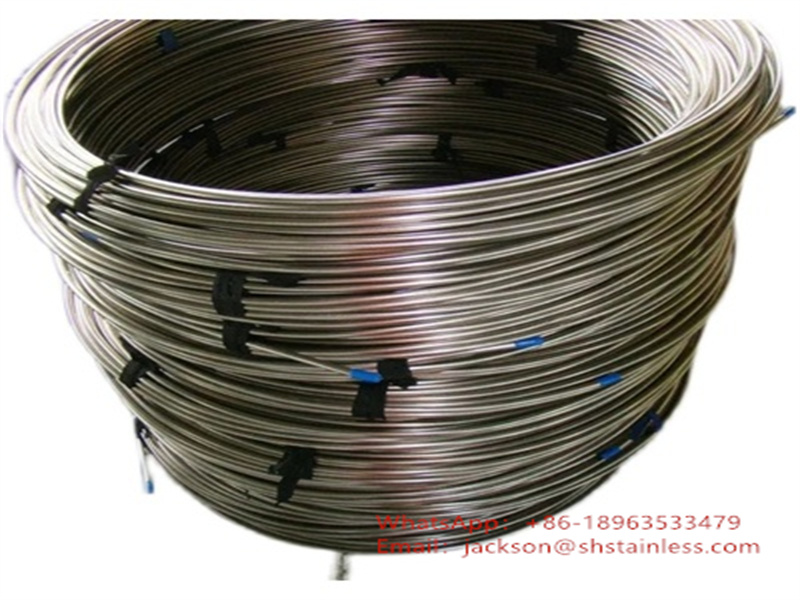 1.4404 316L 10*1mm Rustfrit stål kapillar spiralrør i Kina